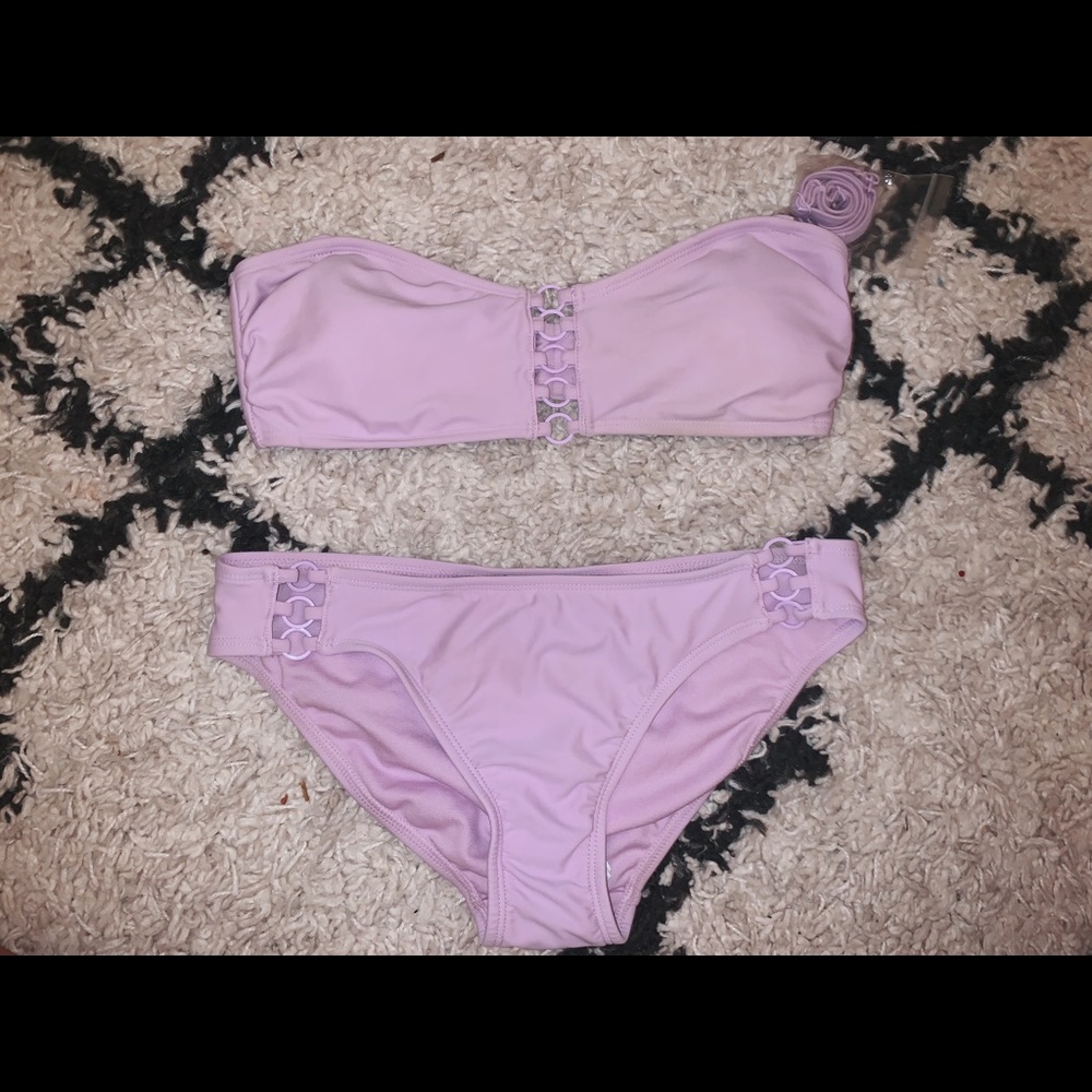 super cute strapless bikini